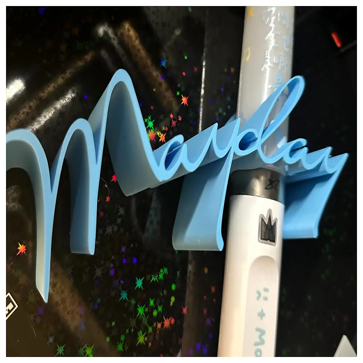 Mayday Glow Stick Holder Phone Stand Car Mount Desktop Phone Stand Accessory Glow Stick Bracket