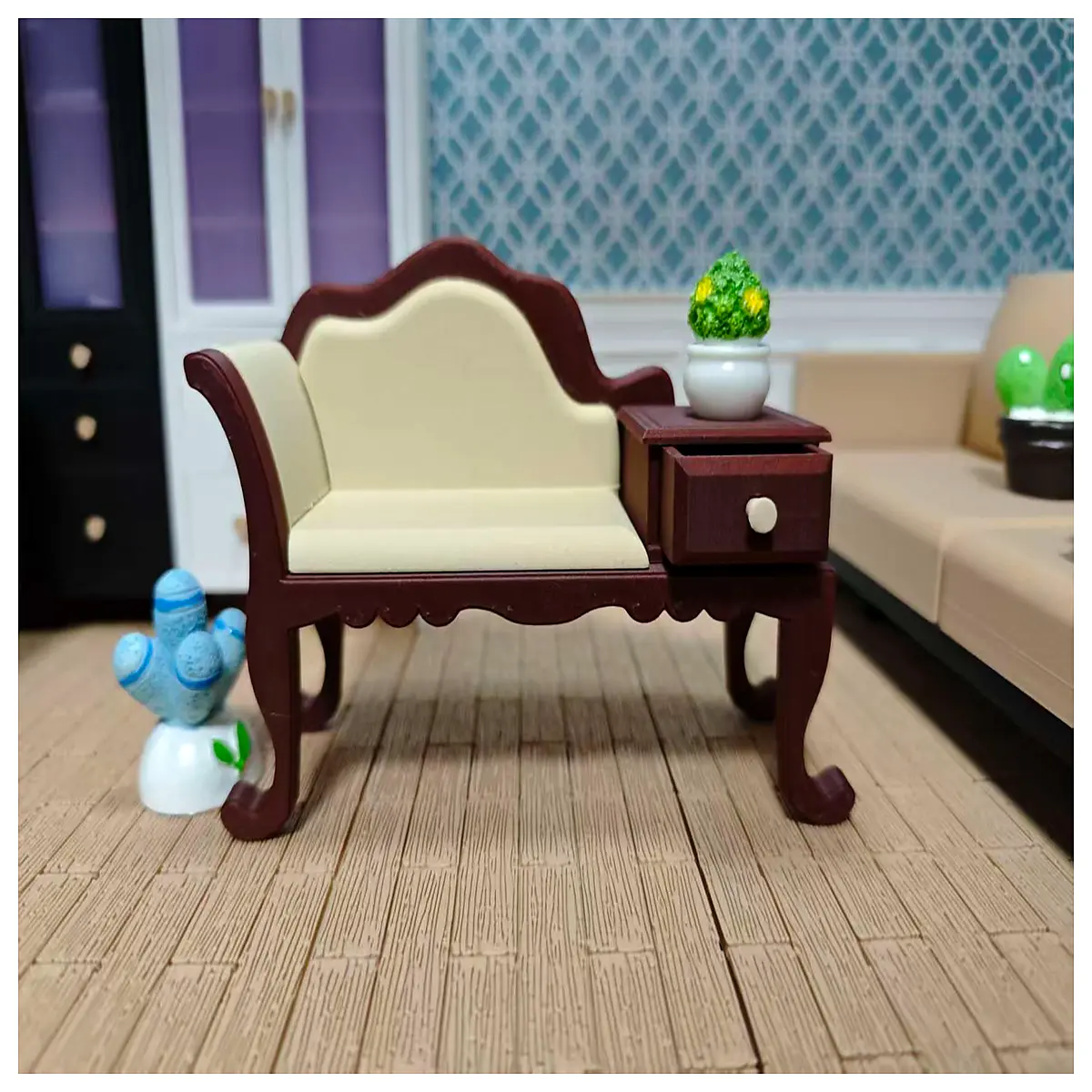Dresser Sofa Chair Storage Recliner Drawers with Handles Living Room Bedroom Multi Functional Sofa Comfortable Home Furniture
