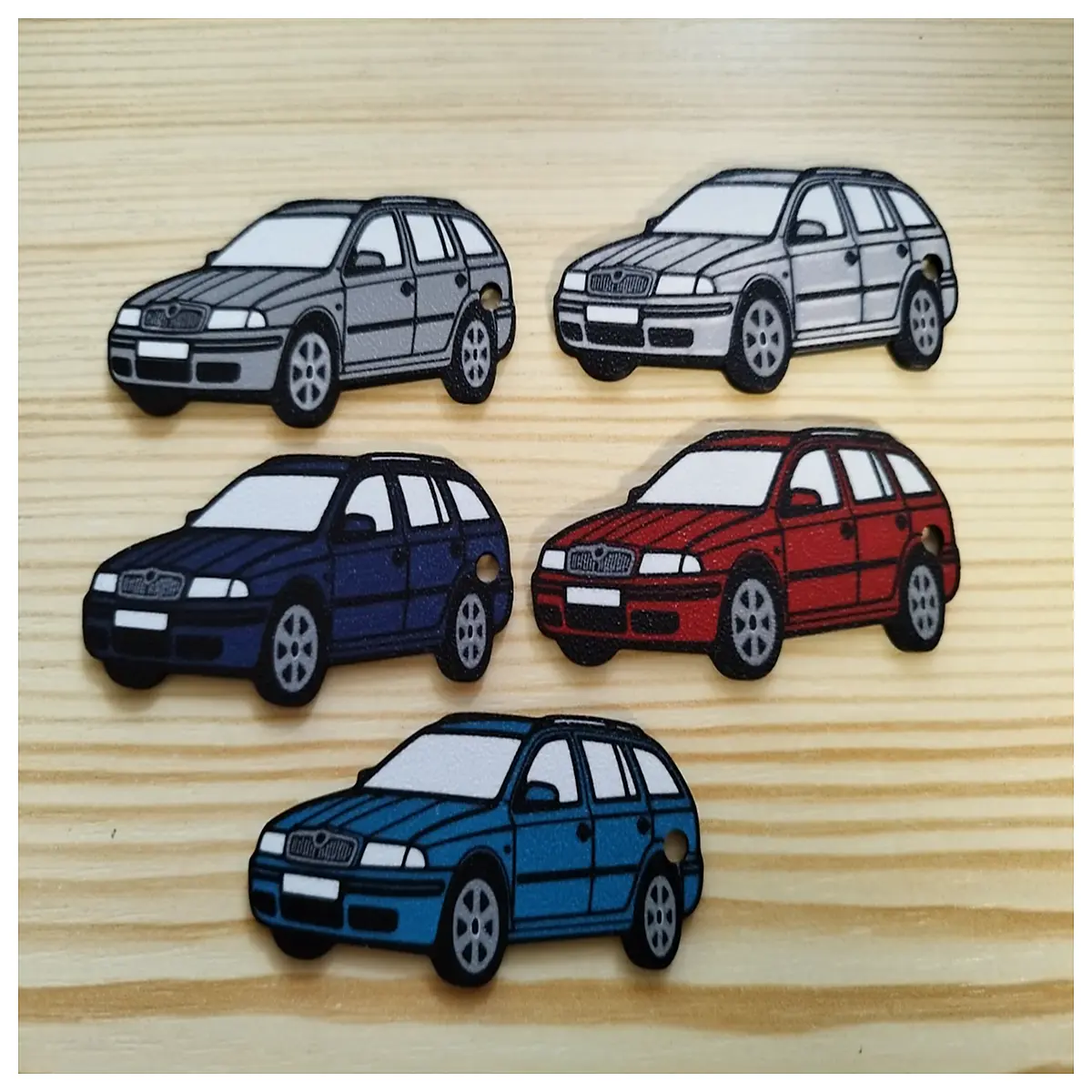 Octavia Wagon Key Fob Car Accessory Keychain Decoration Key Fob Auto Parts Keychain Accessories