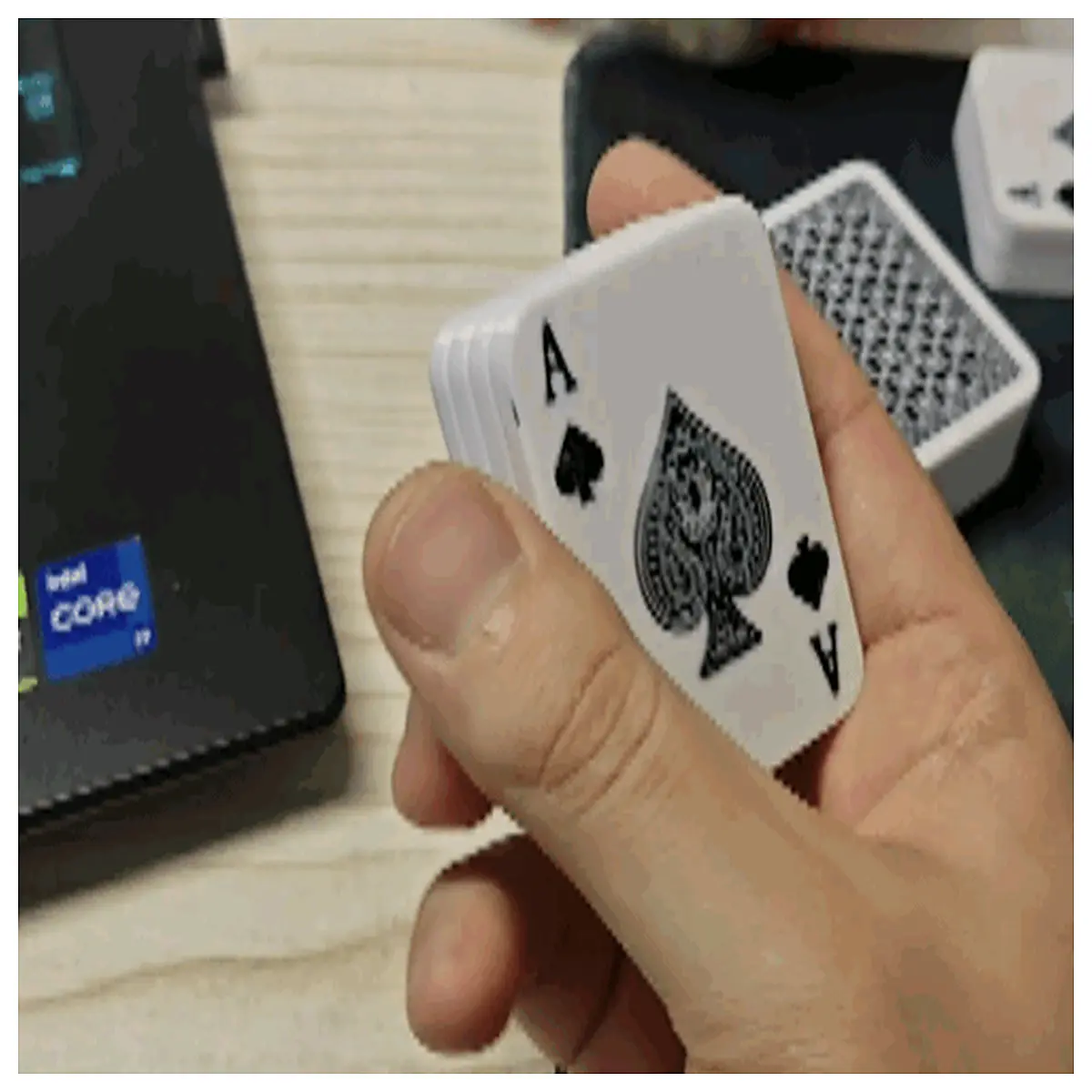 Magnetic Deck Push Pull Toy Magnetic Card Push Magnetic Toy Kids Brain Teaser Playing Cards Game Magnetic Plaything