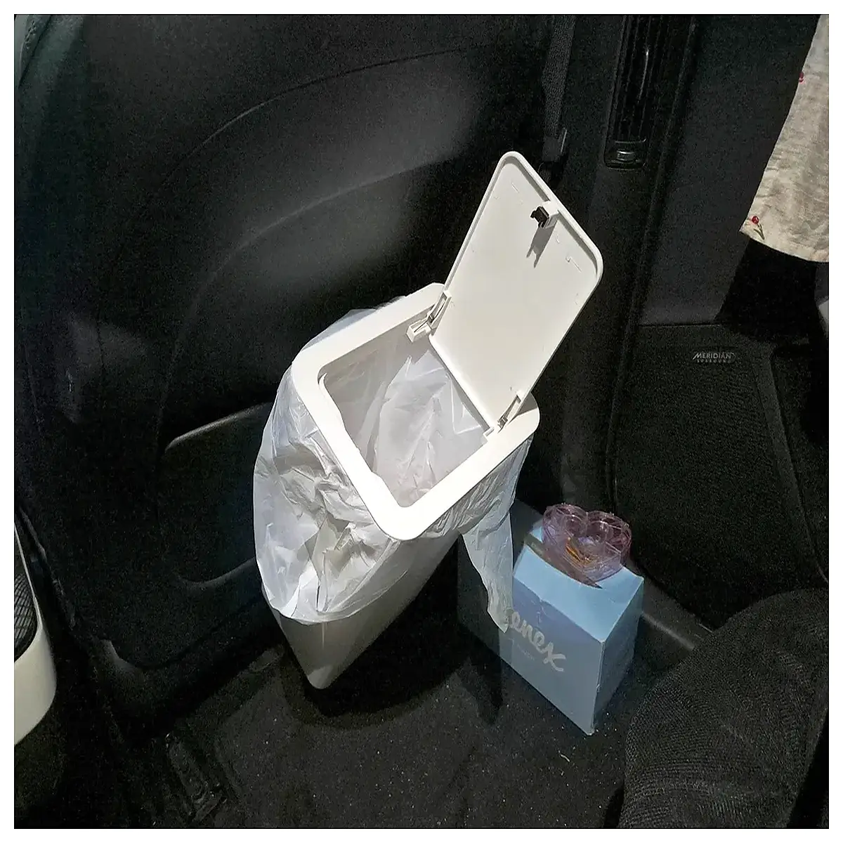 Car Trash Can Holder Mount Installation Automotive Interior Accessories Waste Bin Support Vehicle Parts