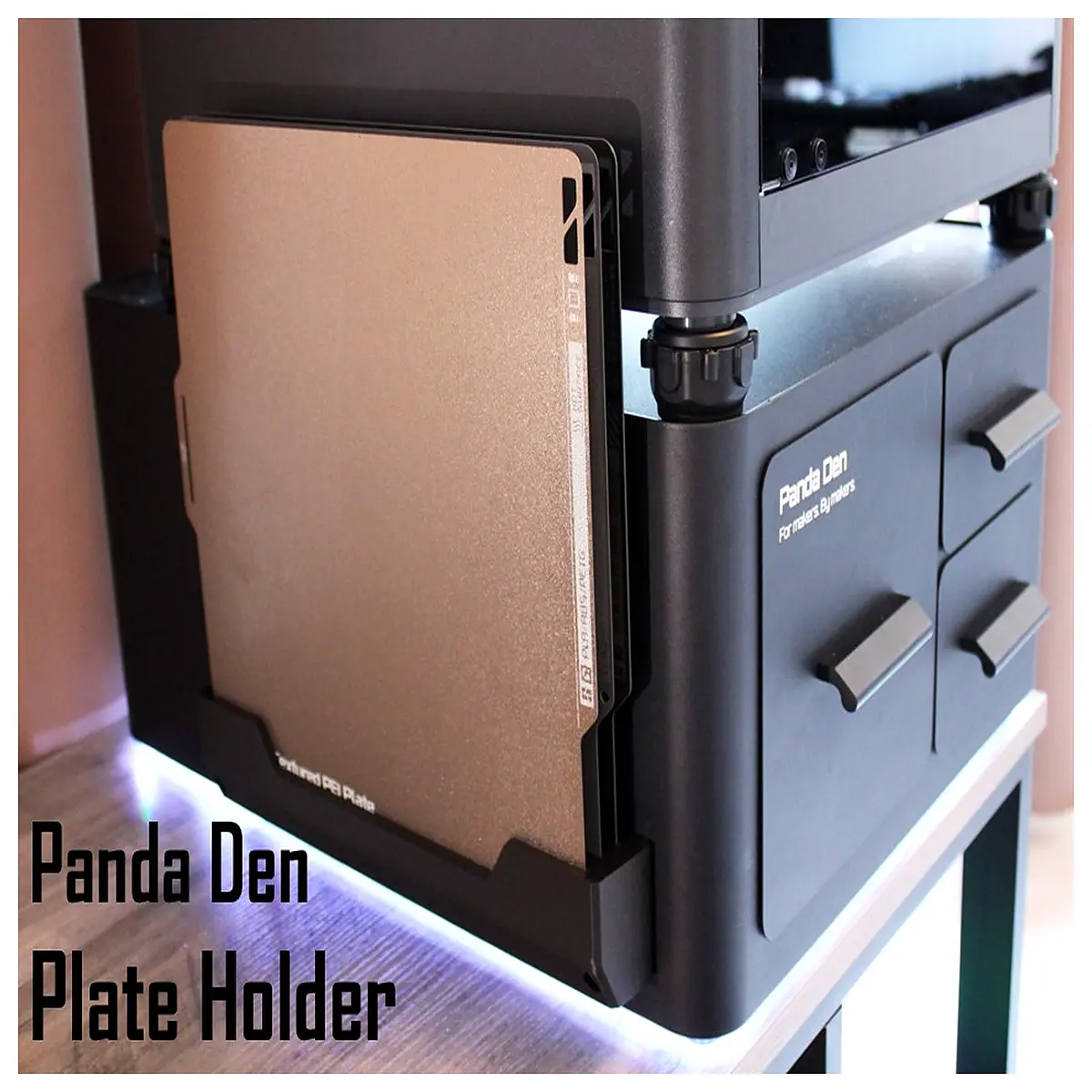3 4 5 Slot Print Bed Stand Accessory Print Bed Support Frame Print Bed Holder Plate Stand