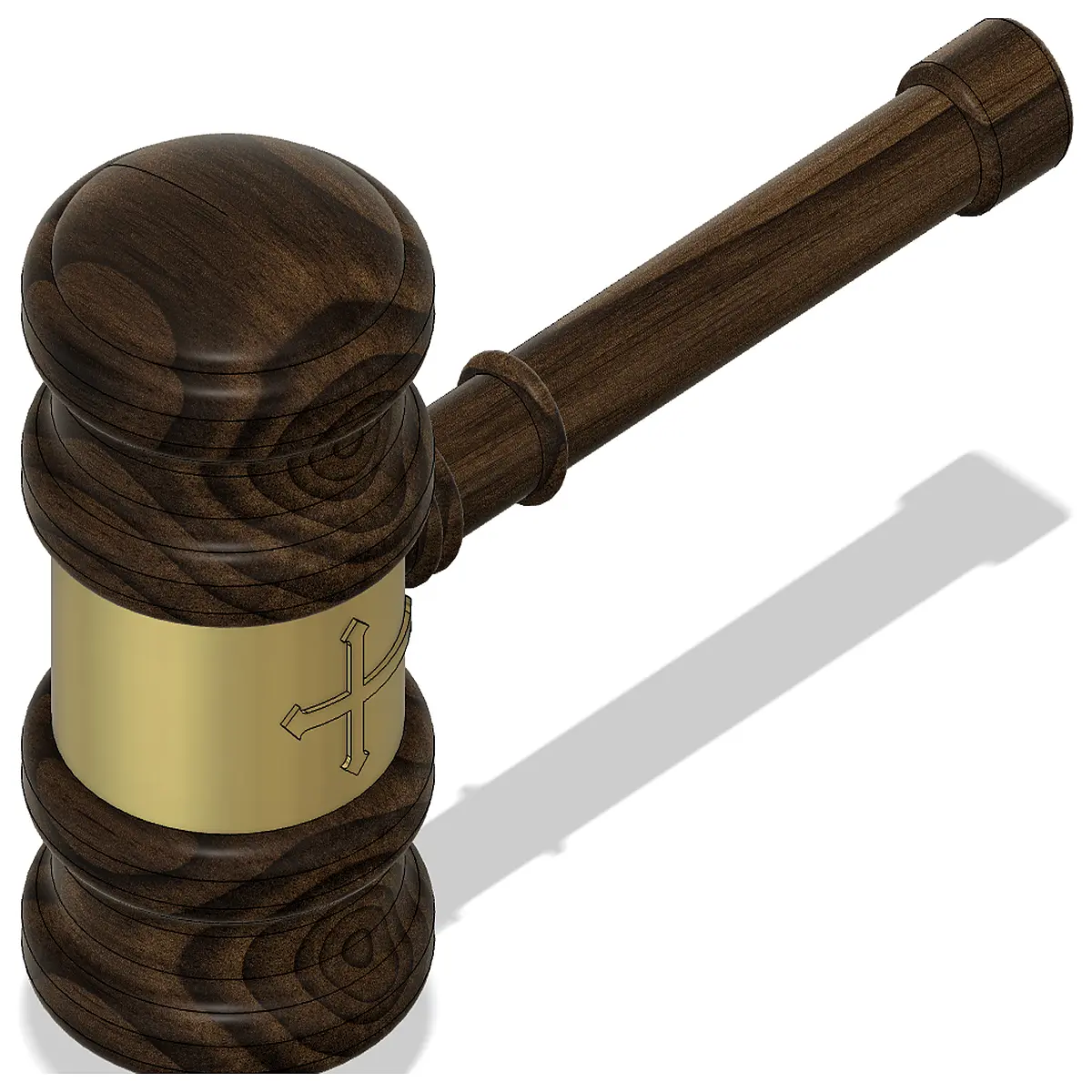 gold gavel s hammer legal prop courtroom decor