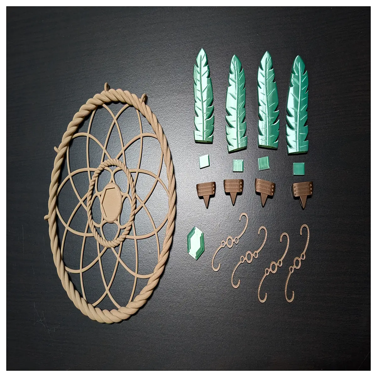 dreamcatcher wall hanging boho home decor feather web for bedroom nursery baby shower gift