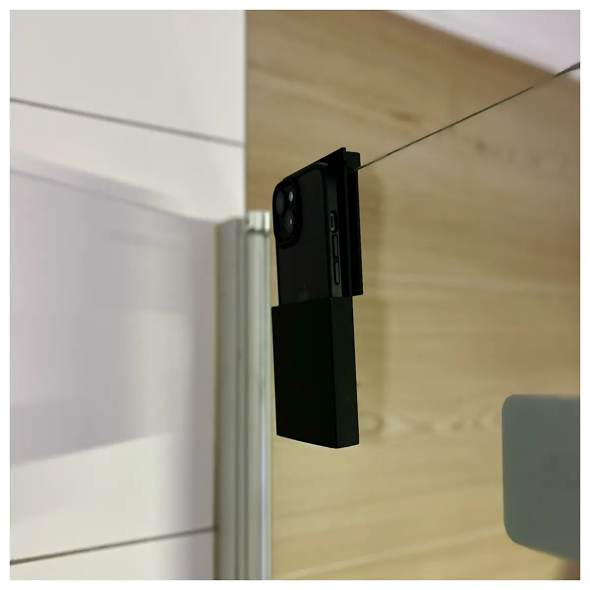 Podcast Mobile Holder 1 12mm Phone Wall Mount Shower Stand Bluetooth Speaker Holder Mobile Accessory Support