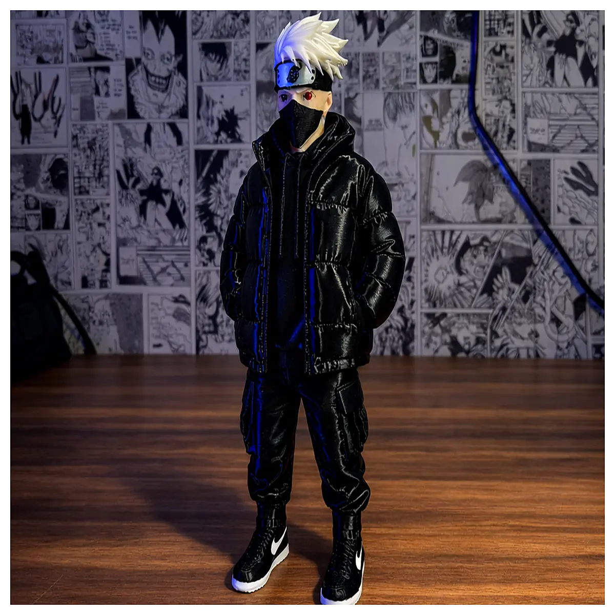 Kakashi Hatake Mask High Detail Anime Cosplay Costume Props Party Accessory Simulation Headwear