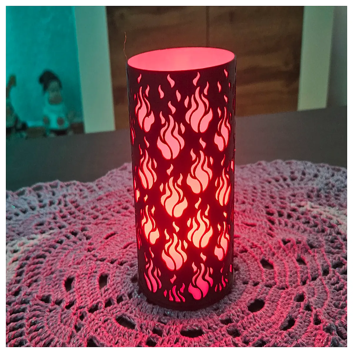 Diffused Candle Holder Soft Flame Decoration Candlelight Dinner Romantic Atmosphere Display Decor