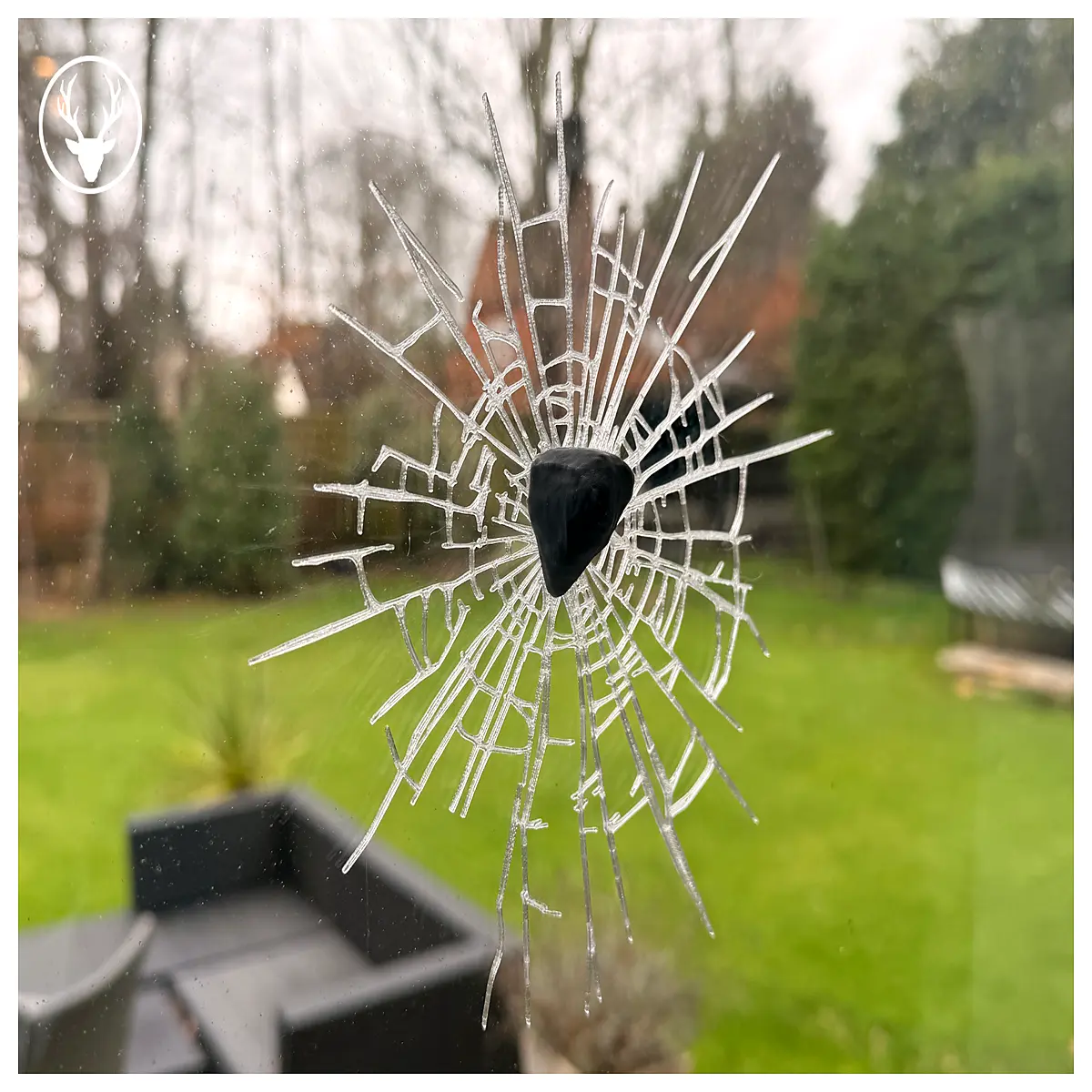 broken glass prank props for parties realistic shattered window effect safety prop