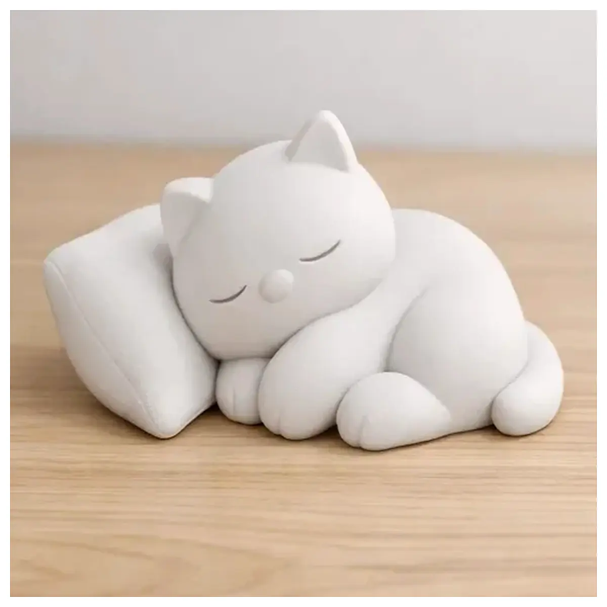 Cute Cat Sleeping Toy Cozy Cat Bed Sleep Accessories Pet Calming Cat Rest Mat Promote Sleep