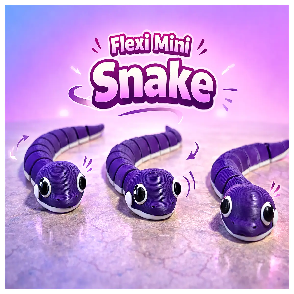 Wiggly Mini Snake Toy Educational Kids Toy Snake Model Creative Gift Children s Learning Movable Snake