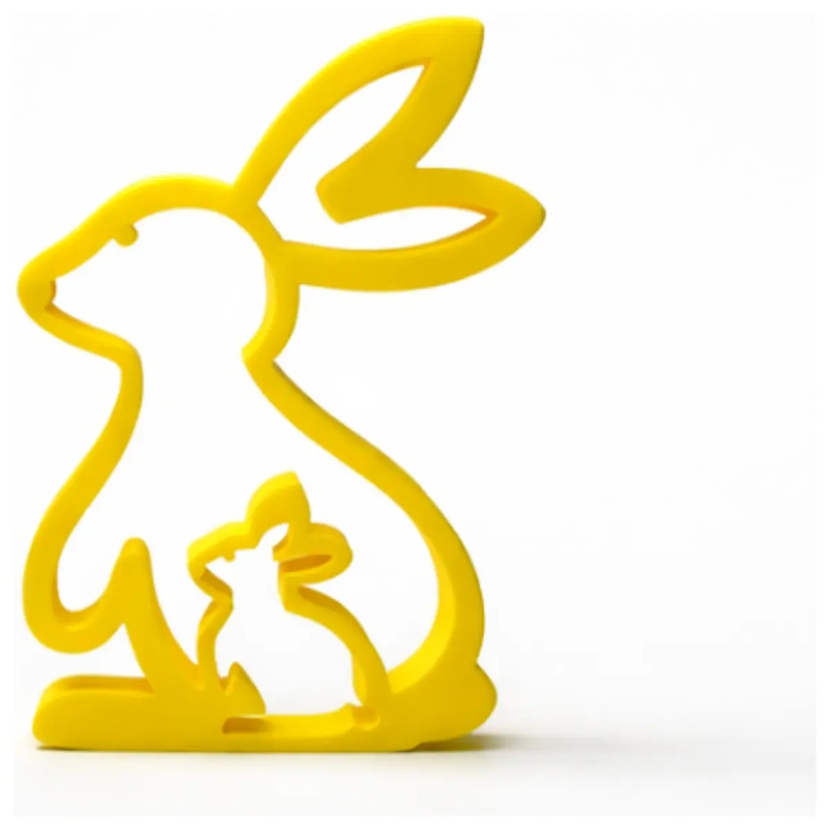 Spring Rabbit Shadow Decor Home Festival Gift Creative Ornament Rabbit Shade Warm