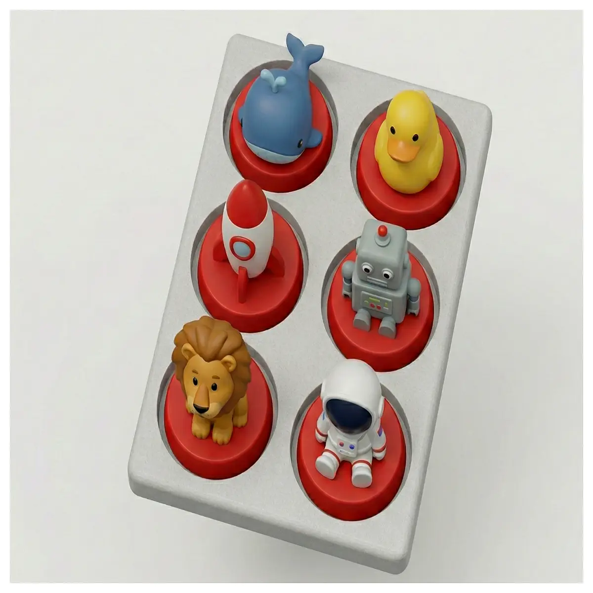 fabo character figures stands for kids toys storage organizer shelf