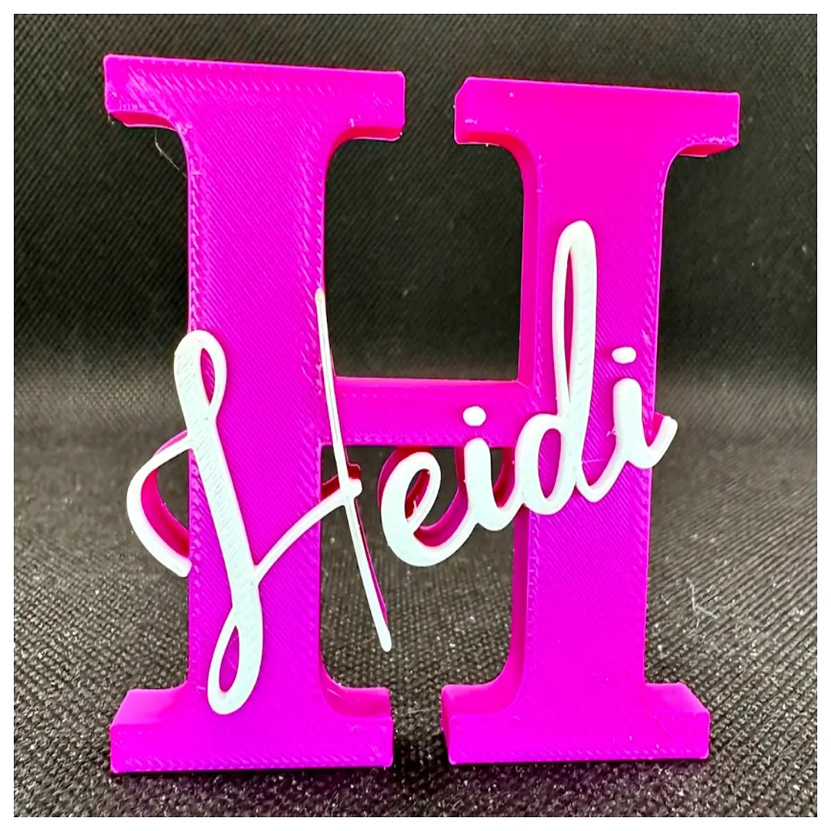 HEIDI Nameplate Decorative Plaque Personalized Engraved Name Tag Memorial Gift Ornament Name Sign Decoration Accessories
