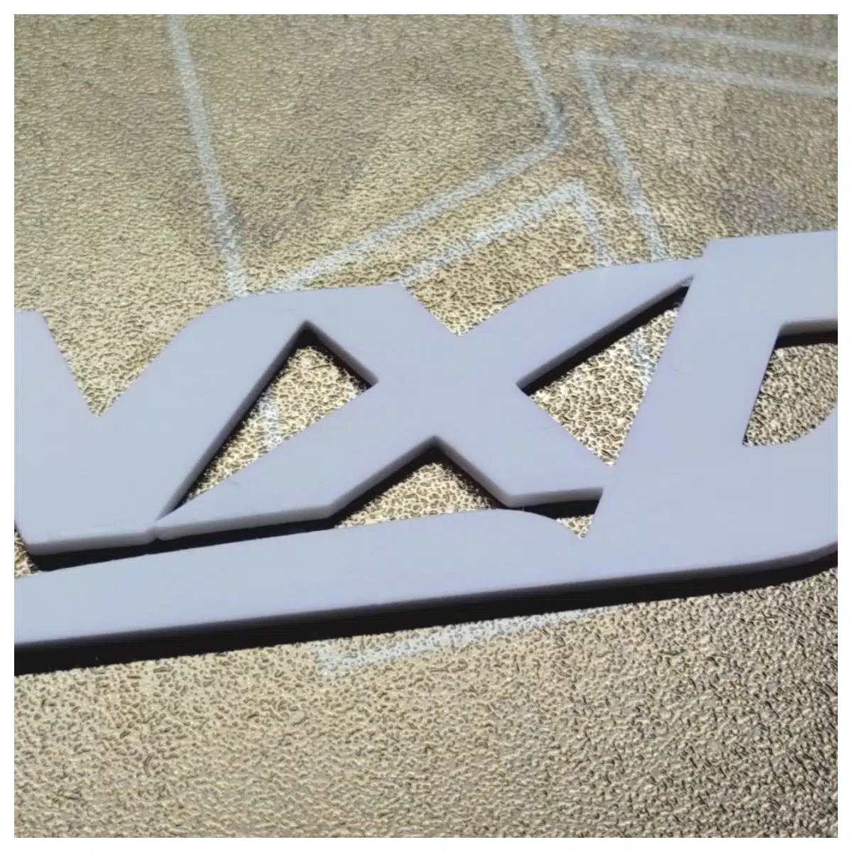 Voxborough VXD Emblem Car Decoration Badge Sticker Vehicle Personalization Auto Accessory Car Decoration