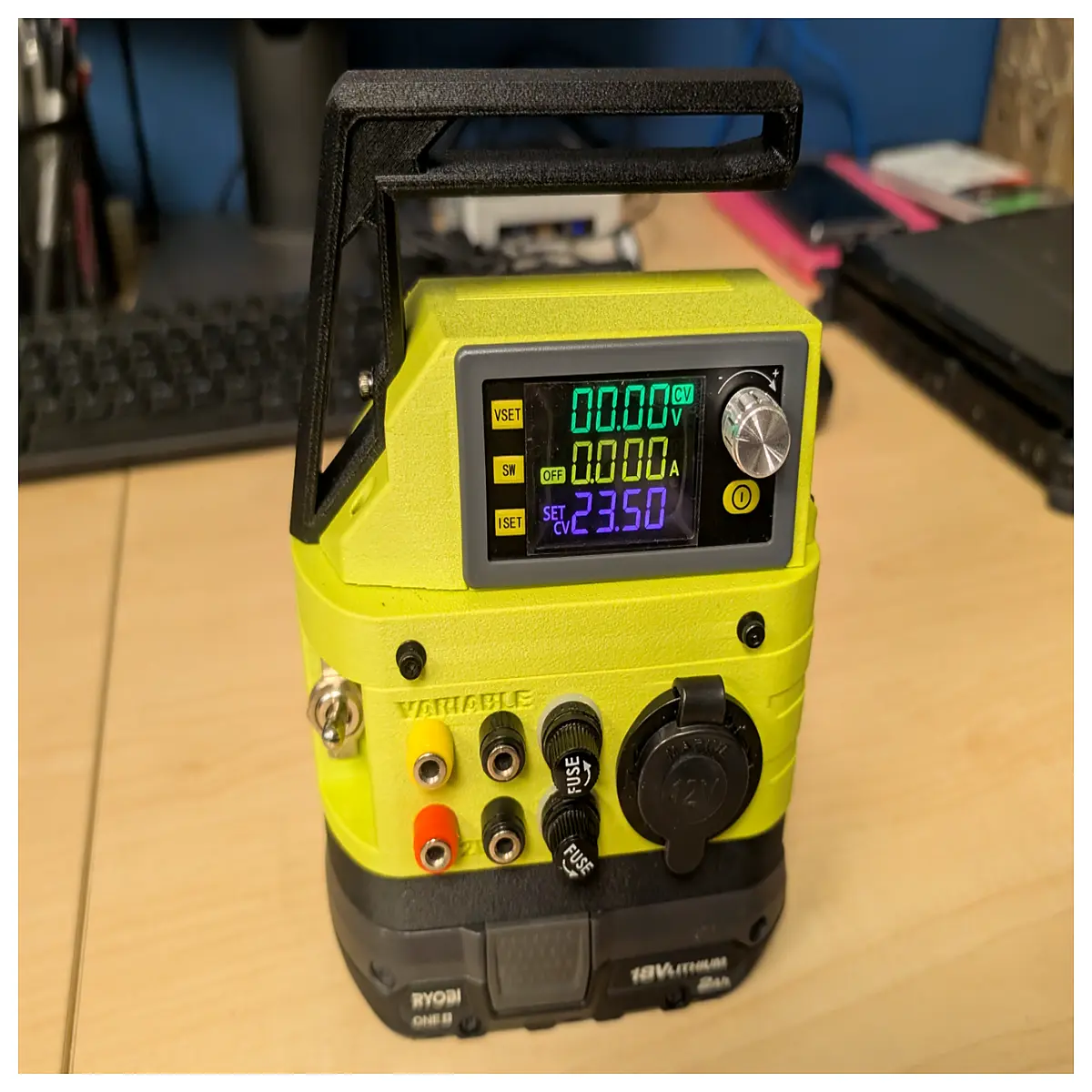 Ryobi 18V Battery Desktop Power Portable Charger Power Bank Emergency Power 18V Battery for Outdoor Activities