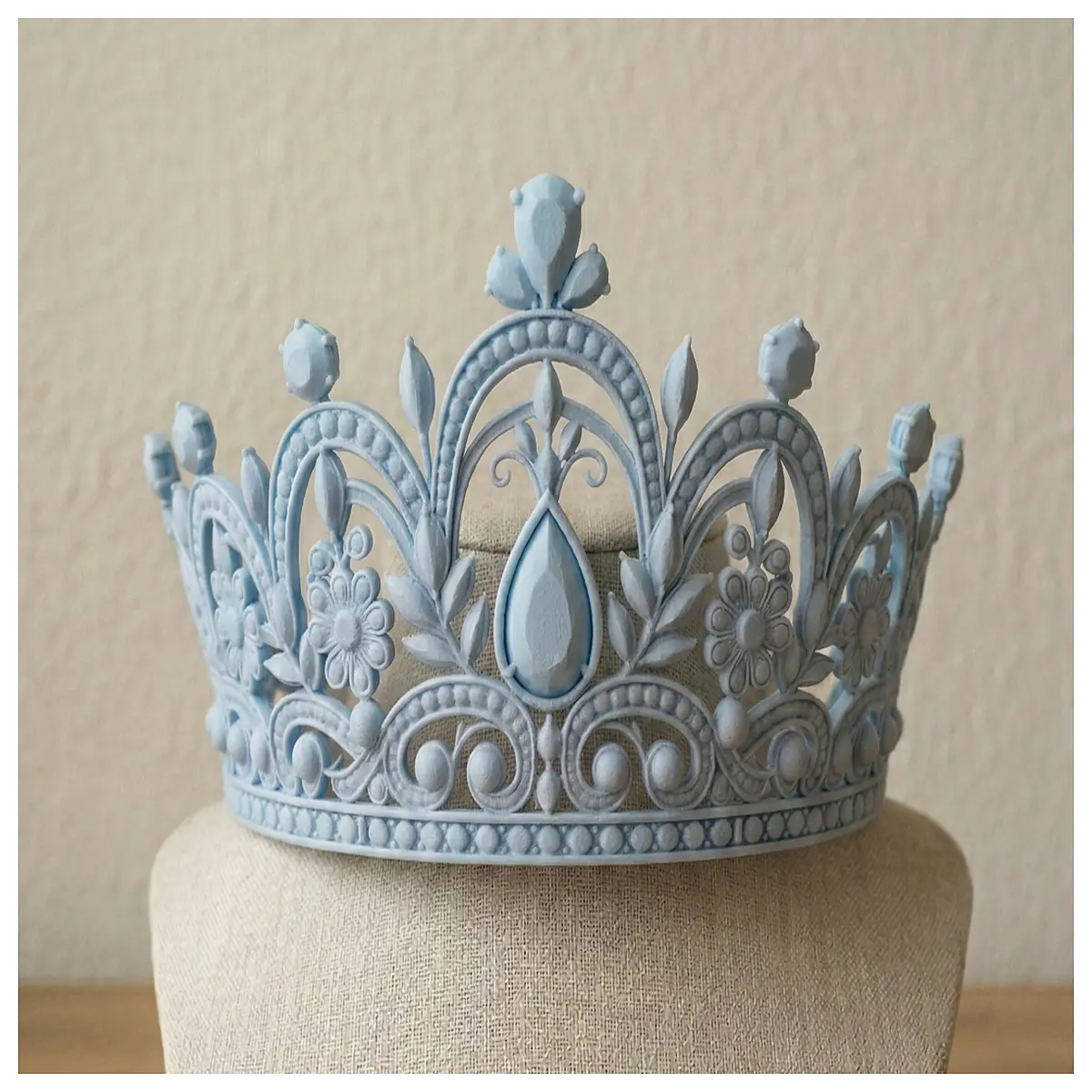 Princess Crown Elegant Royal Headwear Girls Crown Decoration Birthday Gift Simulation Crown Accessories