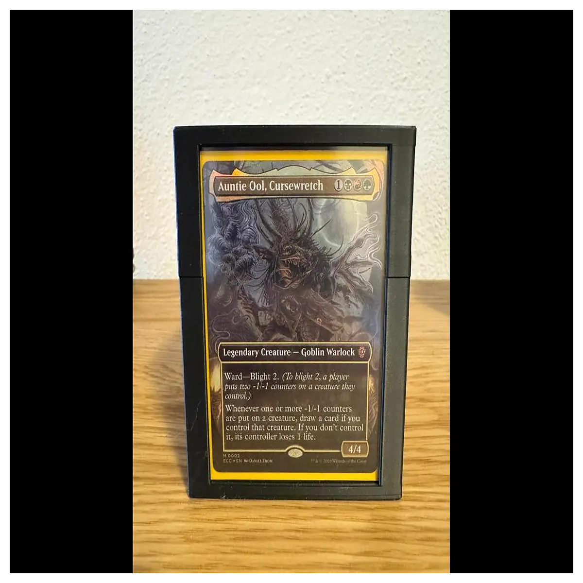 Magic Commander Box Display Edition Collection Set Game Accessories Tactical Deck Display Case