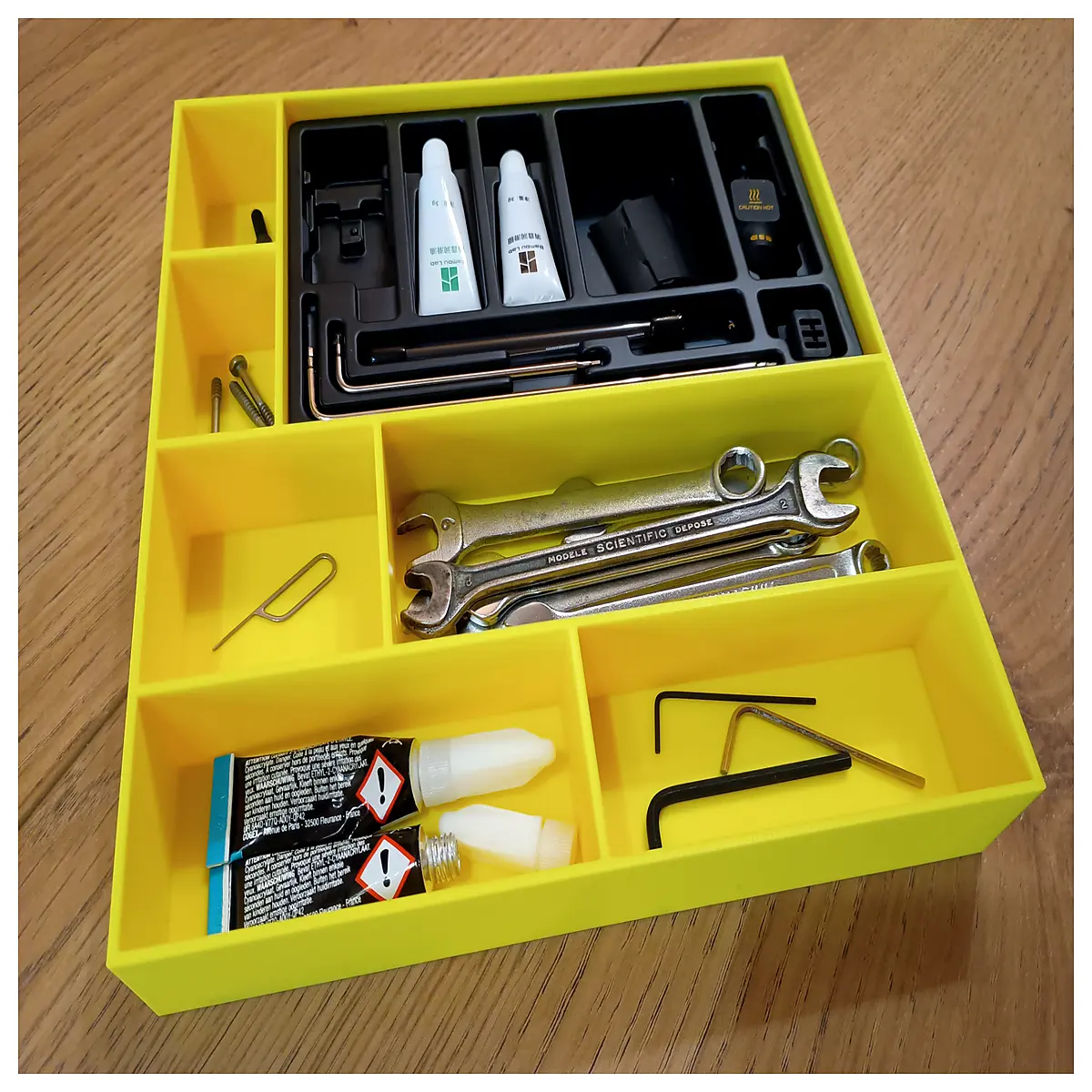 Durable Storage Box Organizer Multi Compartment Box Home Storage Container Desk Organizer Messy Item Storage Box