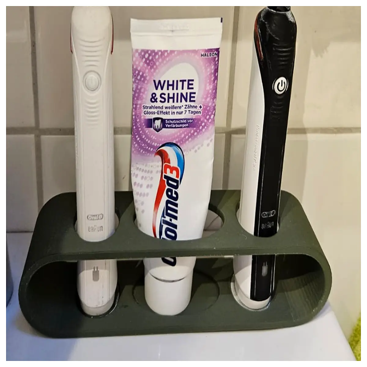 Toothbrush Holder Organizer Bathroom Shelf Toothbrush Stand Home Kitchen Multi Purpose Storage Toothbrush Accessories