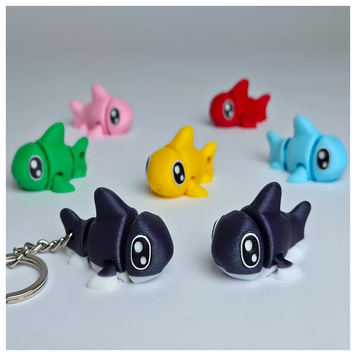 cute plush shark with movable joints soft hugging toy for kids educational sea animal doll squishy marine life gift