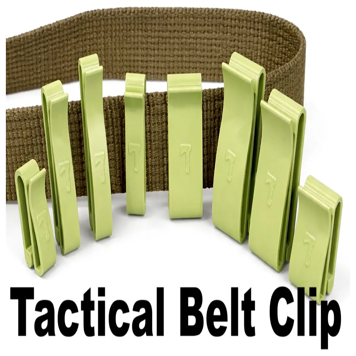 tactical belt clip duty molle attachment for pouches gear retention strap