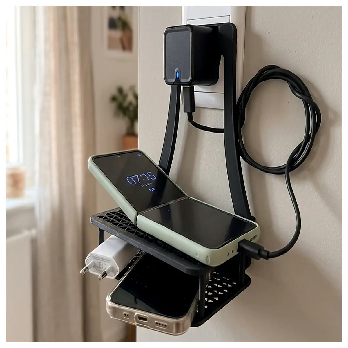 Smart Phone Charging Station Multi Device Charger Dock Mobile Accessory Phone Stand Fast Charging Support