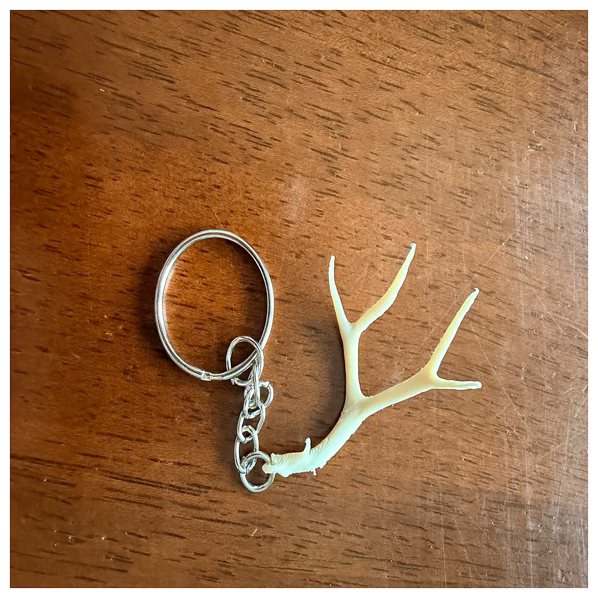 antler keychain leather strap bag charm men s gift car key holder durable metal accessory