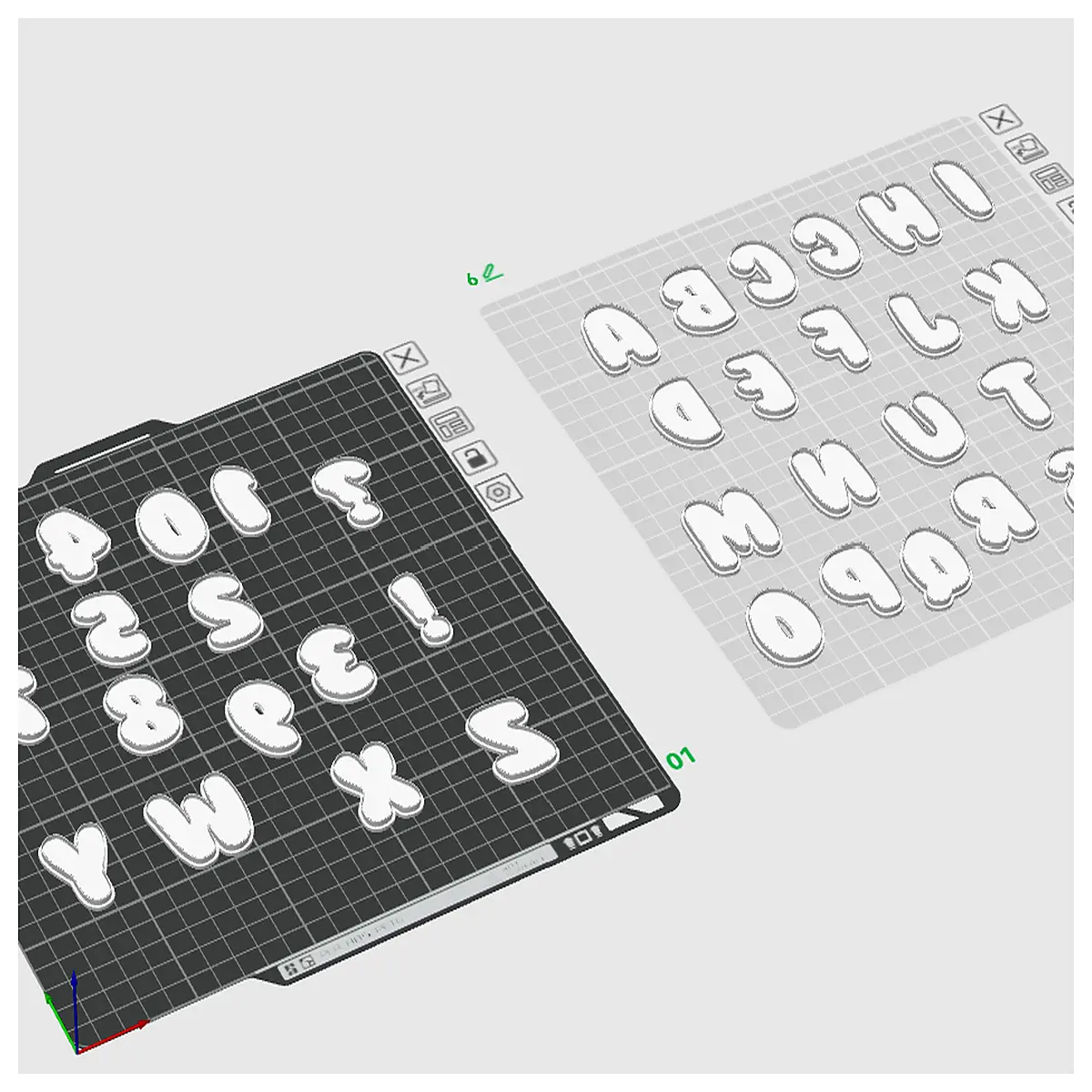 full alphabet cookie cutter set stainless steel baking molds for cakes cupcakes kids crafts
