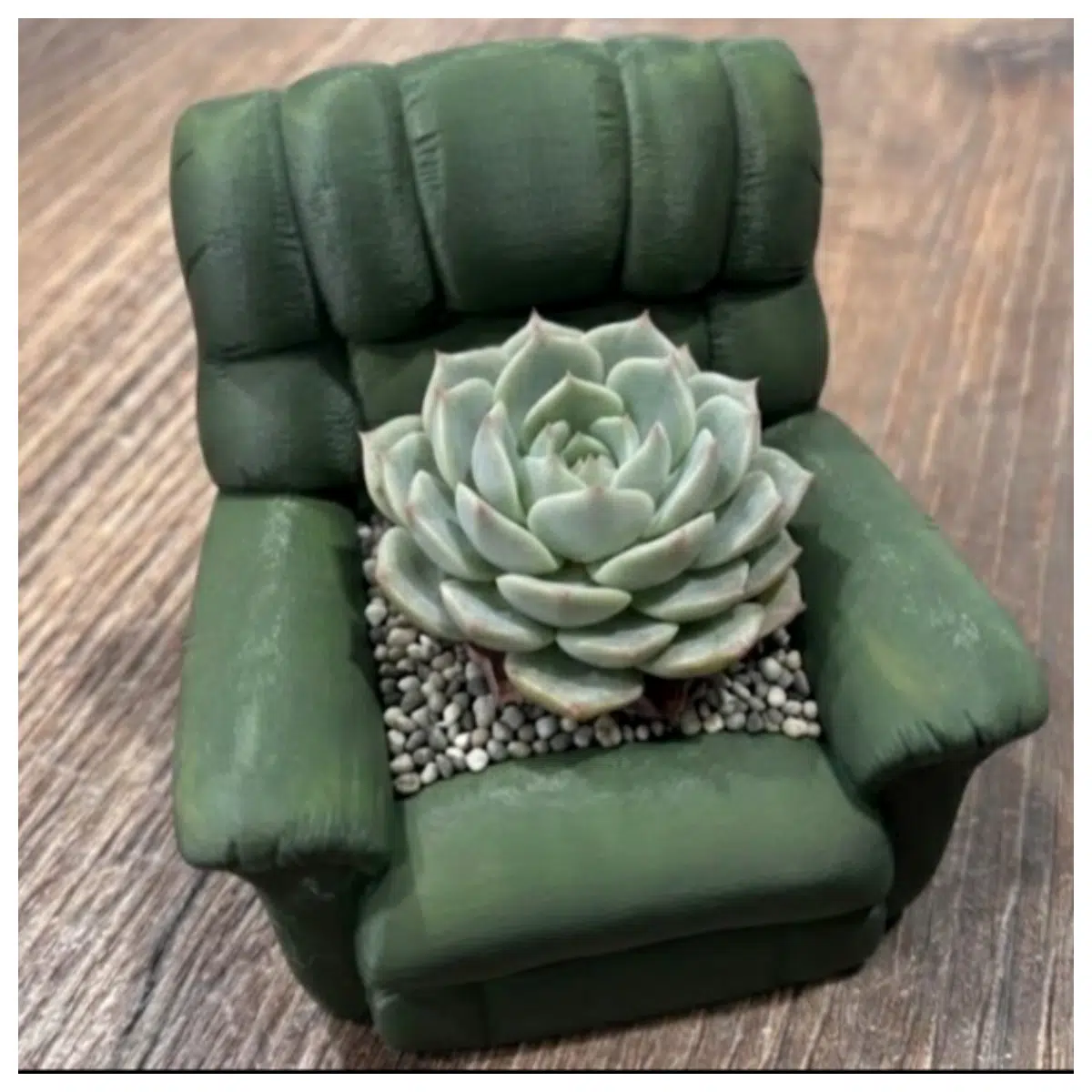 Cactus Pot Chair Shaped Planter Relaxing Outdoor Indoor Garden Decoration Succulent Container Lazy Chair Seat