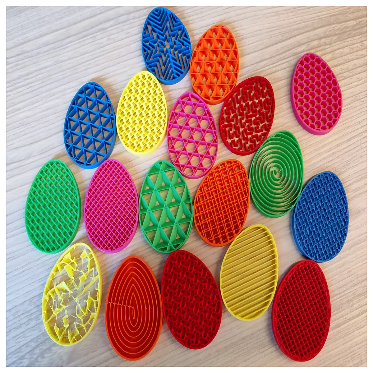 Easter Egg Template Download 2D Resurrection Egg Designs Fill Art Patterns Collection Festive Decoration Creative DIY