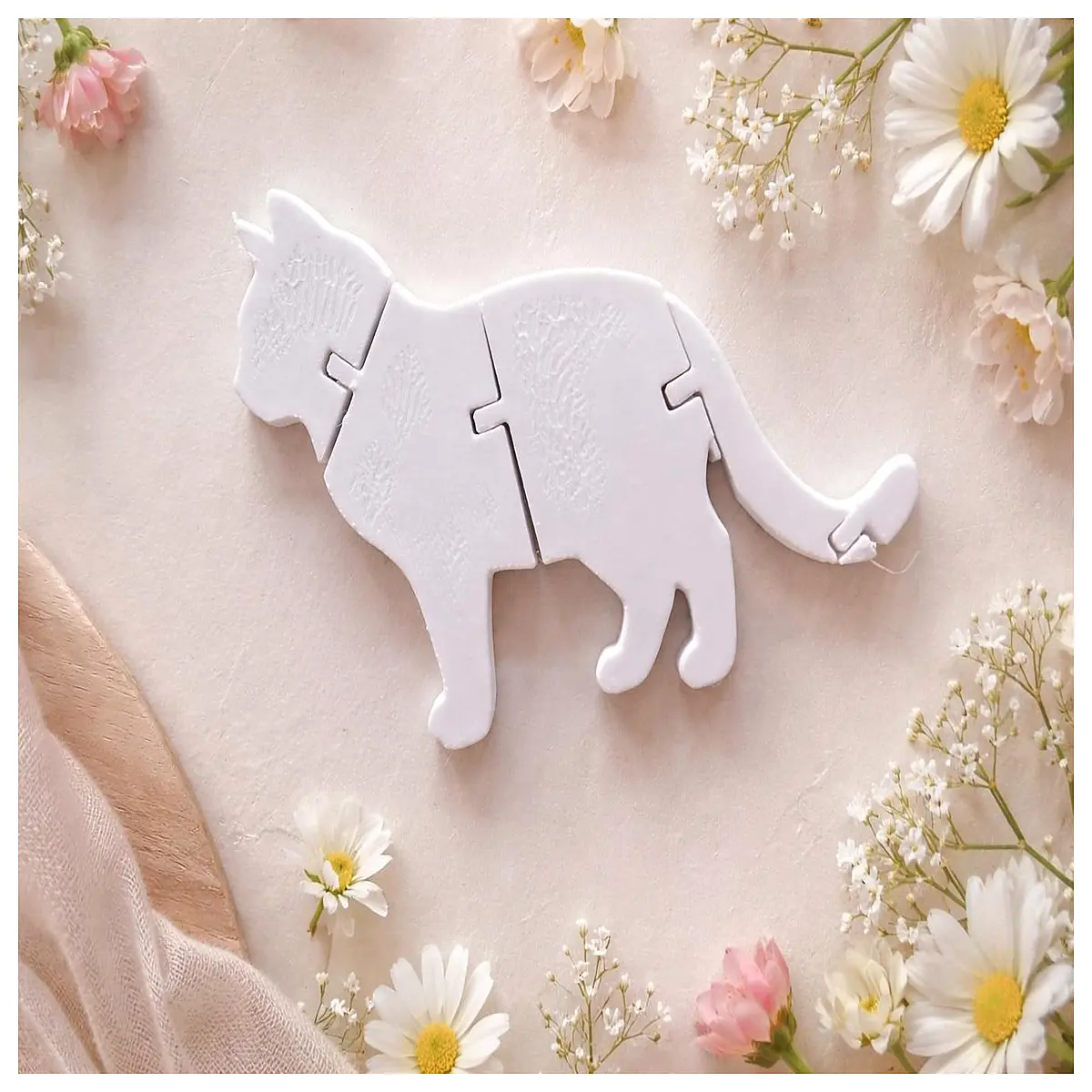 Cat Plush Toy Simulation Puzzle Toy Kitten Plaything Interactive Cat Toy Soft Plush Enhance Cat Fun