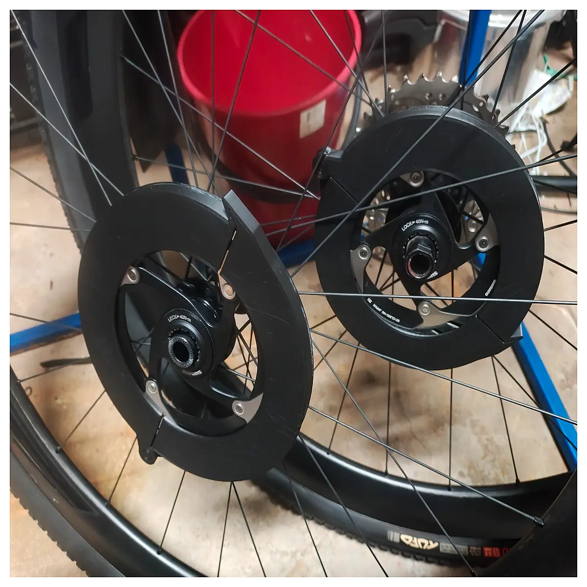 Bicycle Brake Rotor Cover 140mm 160mm Disc Brake Pads Cover Rotor Housing Replacement Parts