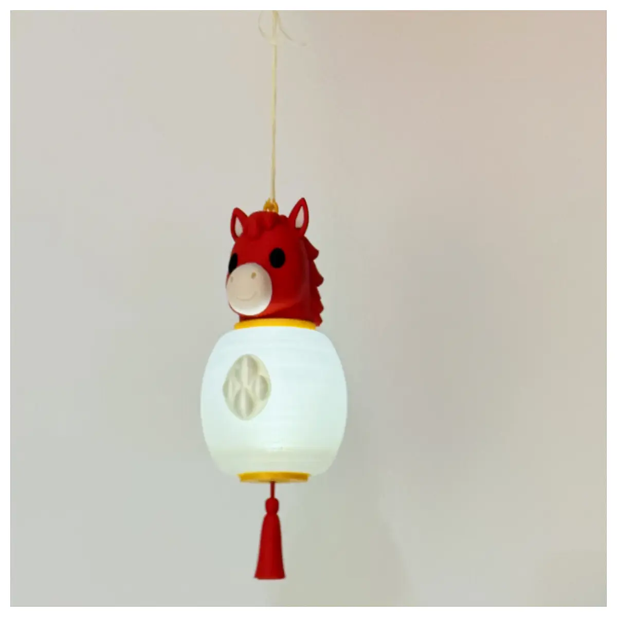 Q Version Fox Lantern Model Decorative Ornament Festival Decoration Gift Creative Home Decor Toy