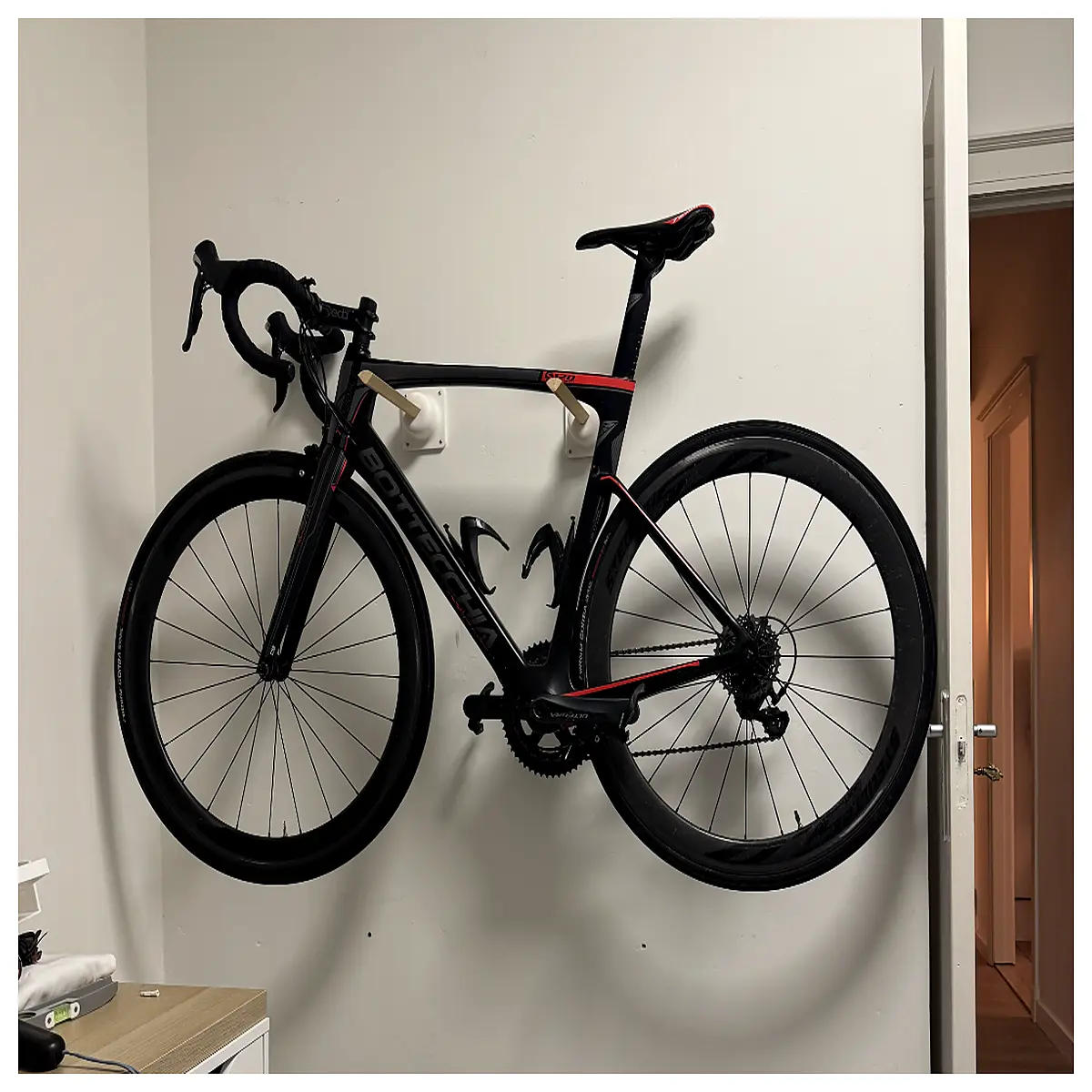 duty wall mounted bike storage rack for garage space saving vertical horizontal hook hanger