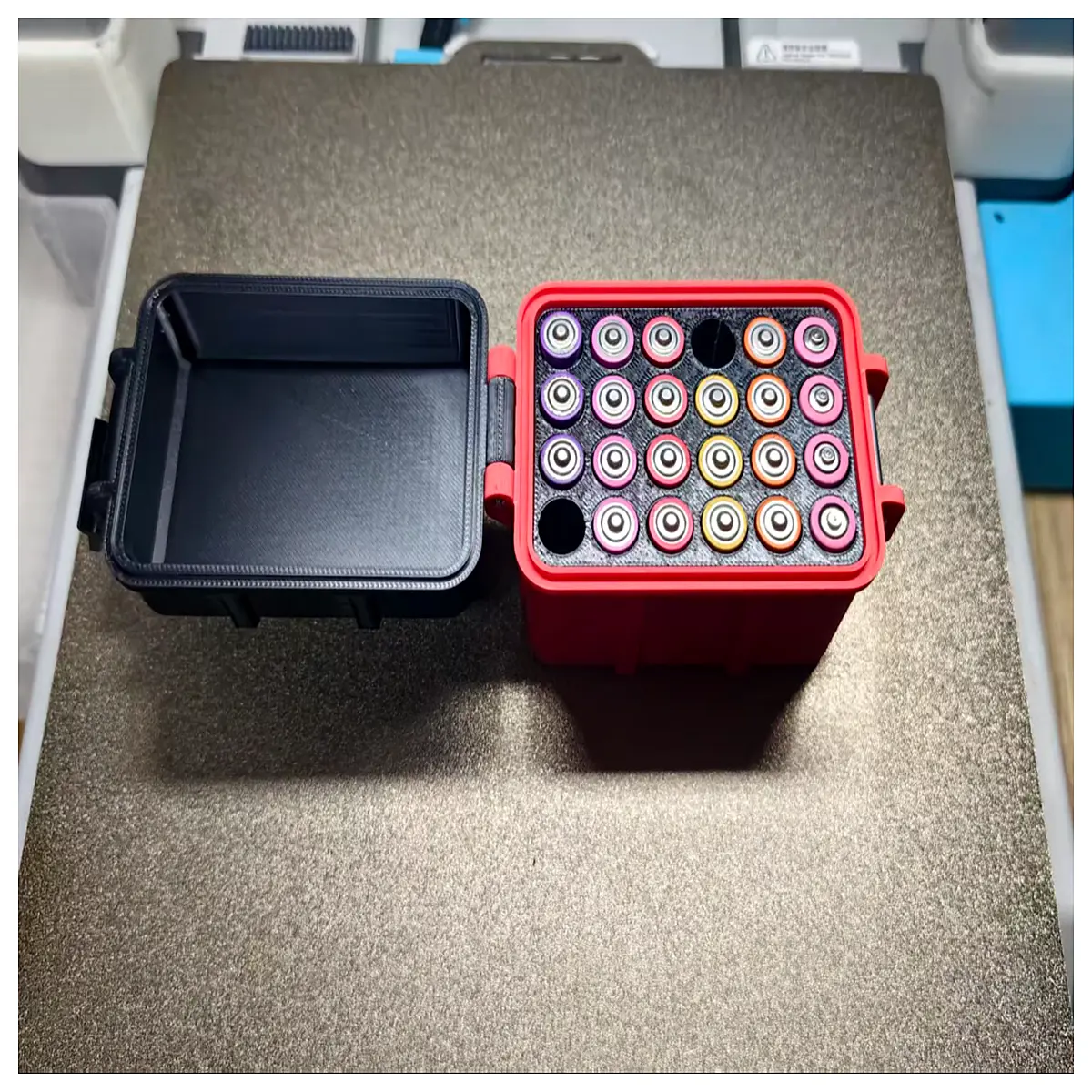 7S Battery Box Storage Container Electronic Device Accessories Battery Storage Case Charger Box Battery Storage Solutions