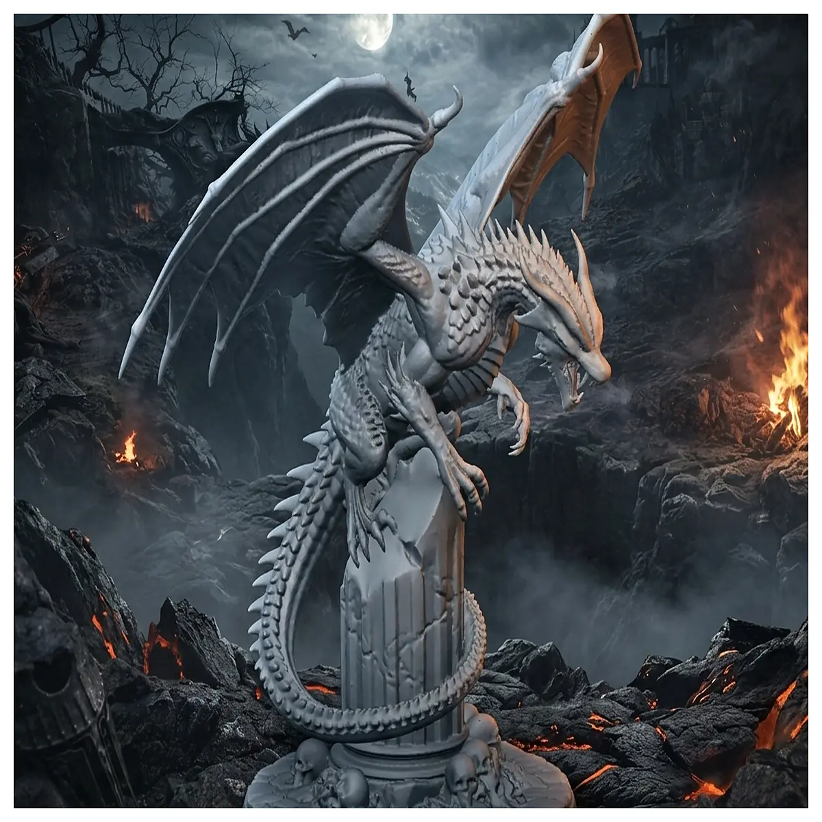 Dragon Sculpture Decorative Art Indoor Statue Home Decoration Dragon Theme Sculpture Art Figure Dragon Decor
