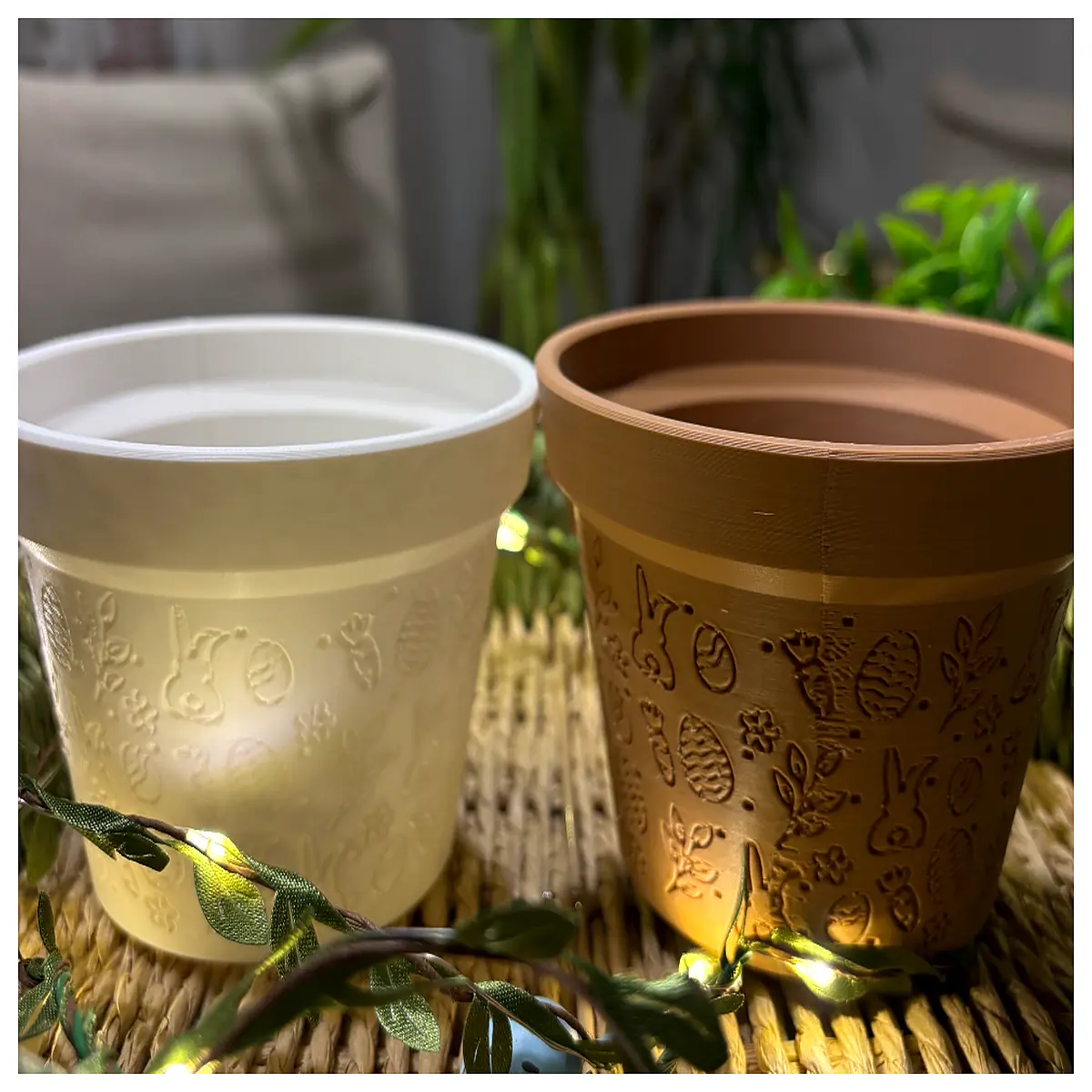 Decorative Easter Planter Creative Flower Pot Holiday Decoration Easter Gift Garden Pot Decorative Planters