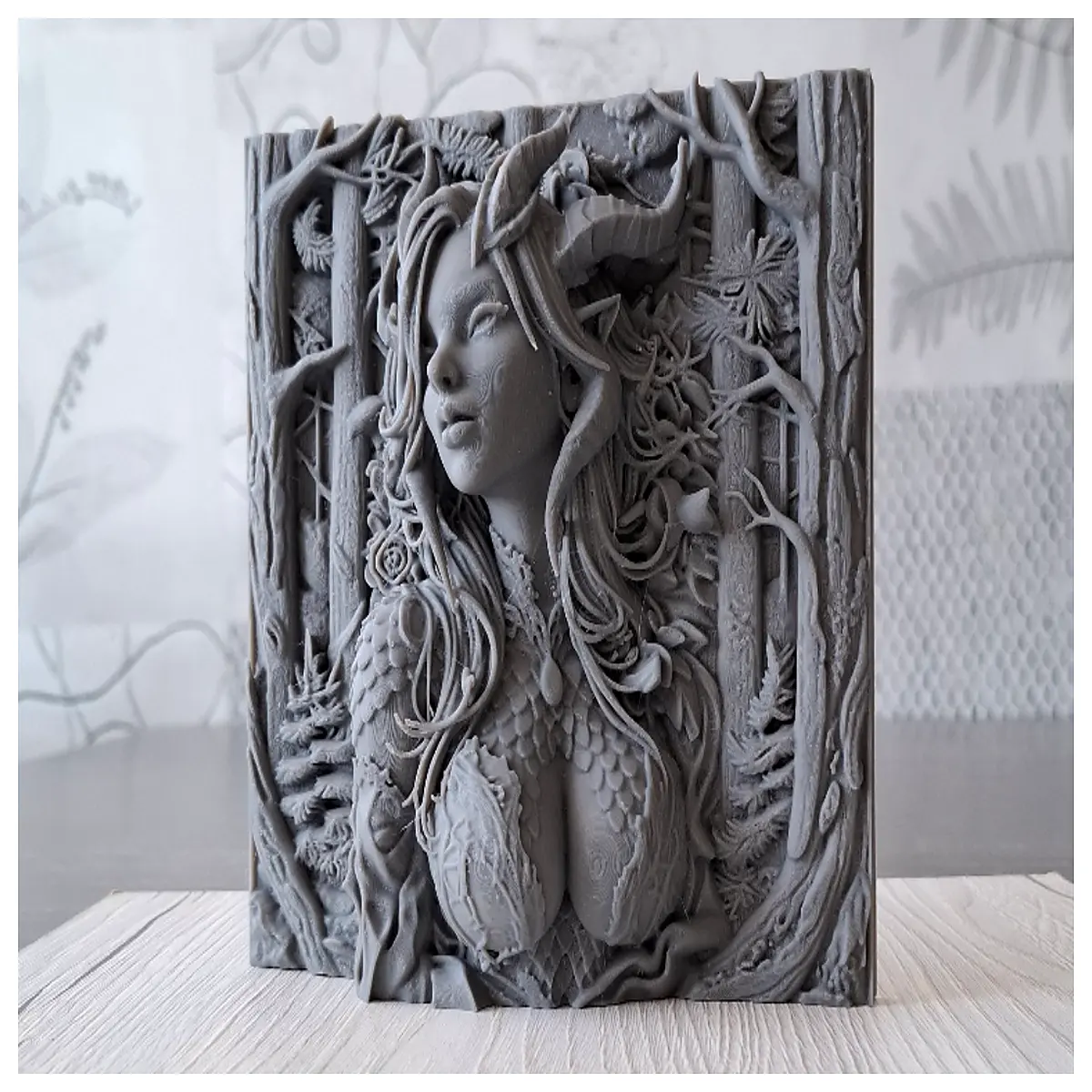 Lin Di Long Nu Relief Sculpture Carved Artwork Ancient Mural Dragon Culture Collection Indoor Decoration Dragon Theme Gift