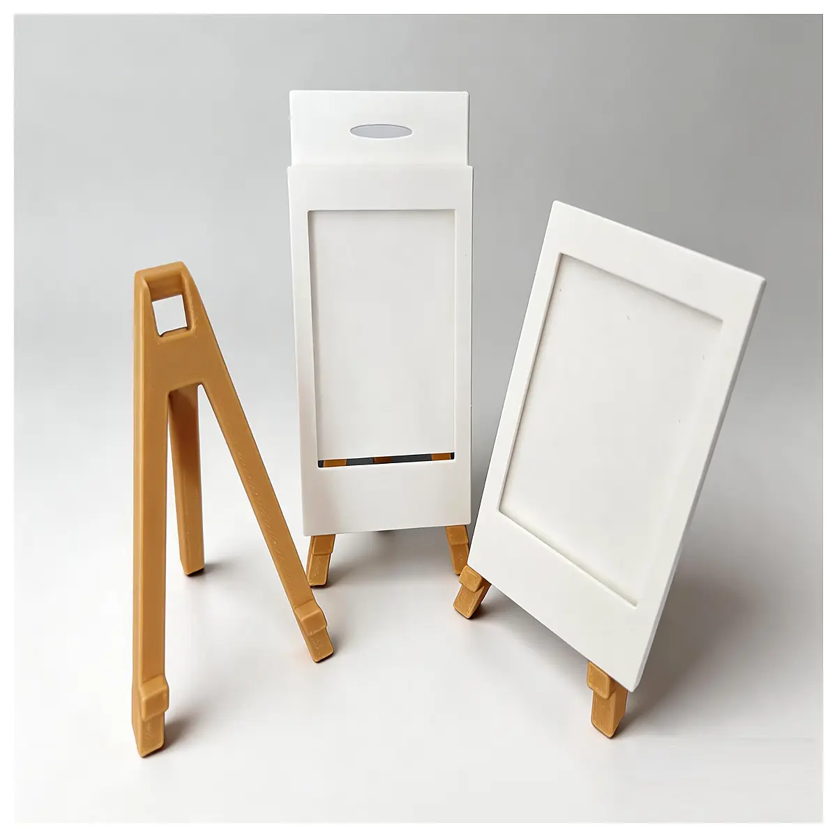 Mini Photo Frame Stand Instant Camera Supportless Foldable Card Frame Quick Print Creative Gift