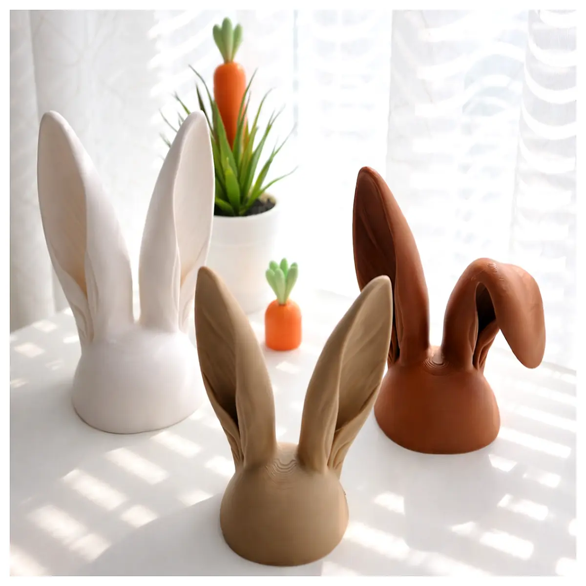 Easter Bunny Ears Decoration Minimalist Easter Decor Festive Small Ornament Easter Supplies