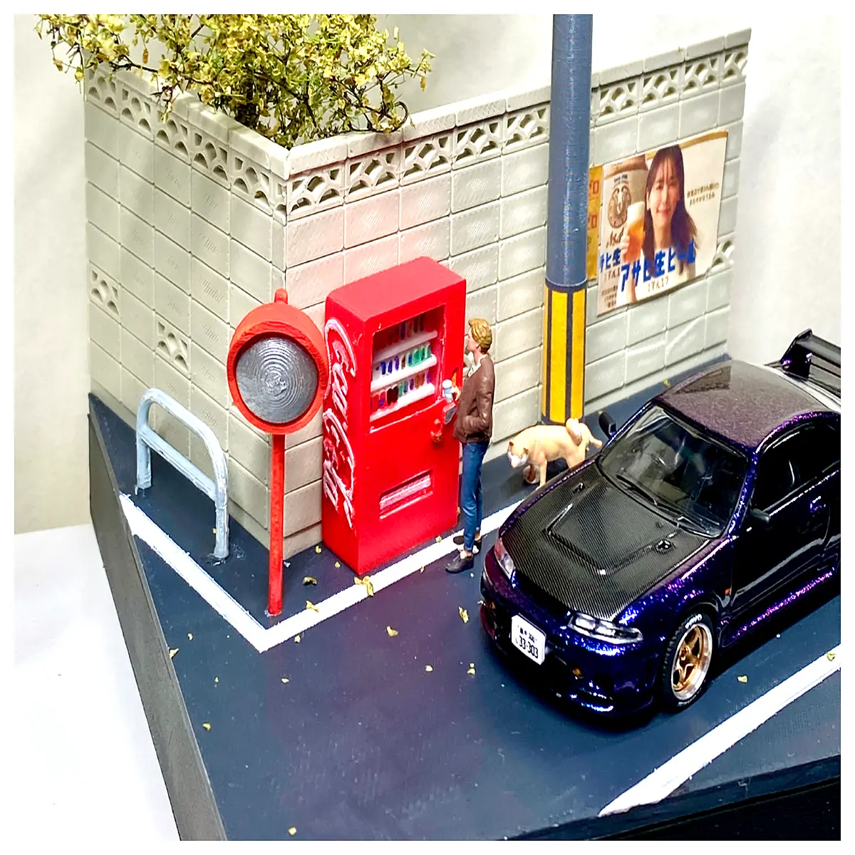 64 Street Scene Model Realistic Architecture Props for Photography Film Scene Accessories Studio Setup