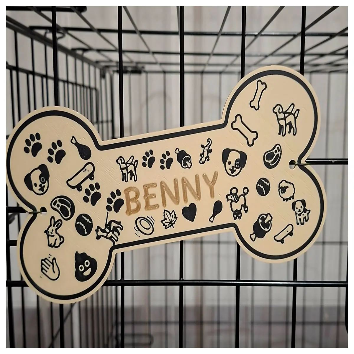 BENNY Dog House Bone Toy Dog Chewing Gnawing Bone Training Treat Pet Bone Puzzle Toy