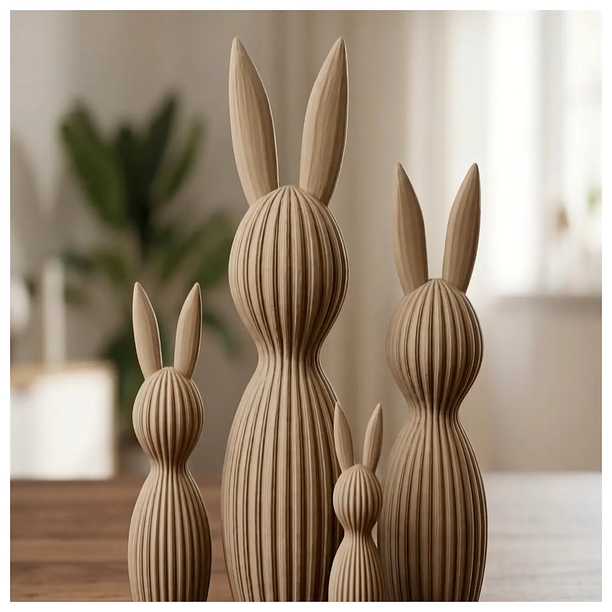 Modern Minimalist Easter Rabbit Decoration Festive Display Creative Rabbit Toy Easter Bunny Decor