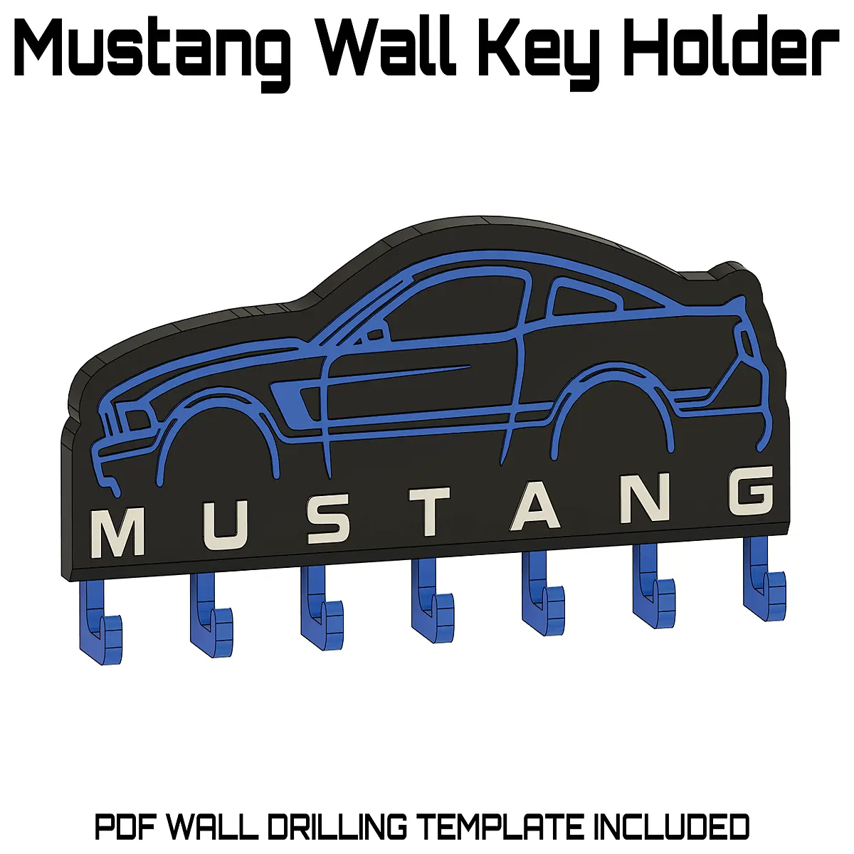 mustang car keychain metal pendant for men auto accessories gift