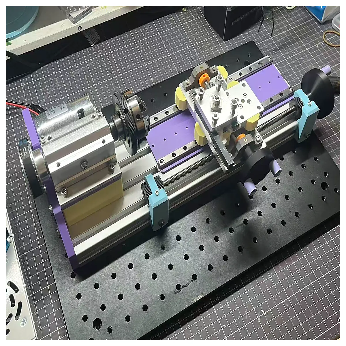 Mini Lathe V3 Compact Milling Machine DIY Crafts Part Fabrication Precision Components Mini Workshop
