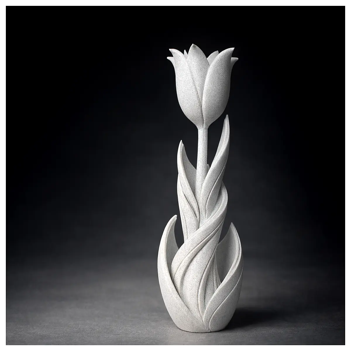 Spiral Tulip Print Flower Decoration Easy DIY Tulip Pattern Home Wall Decor Floral Art Print Flower Bouquets
