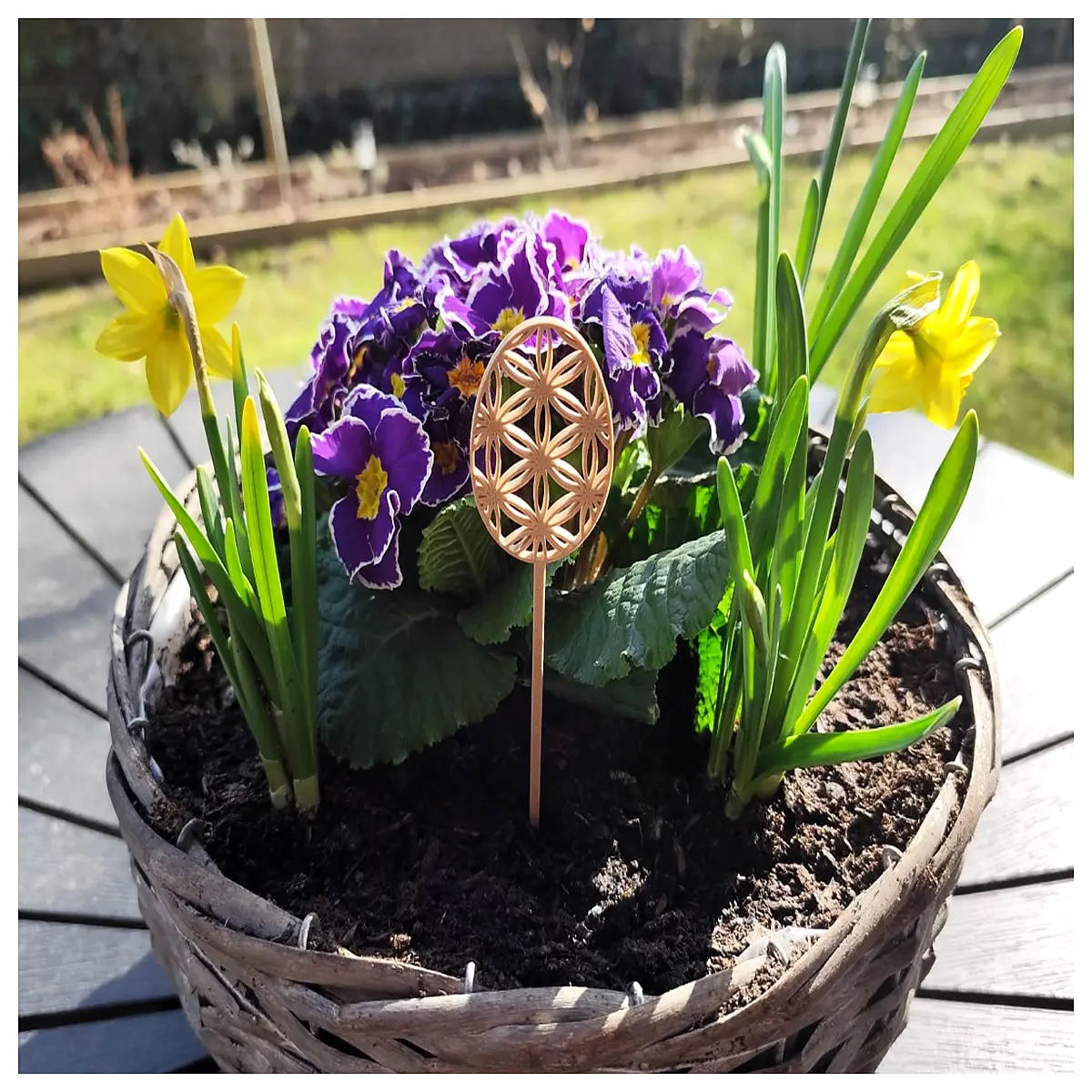 Easter Decoration Artificial Eggs Plant Stake Life Flower Festive Decor Christmas Ornament