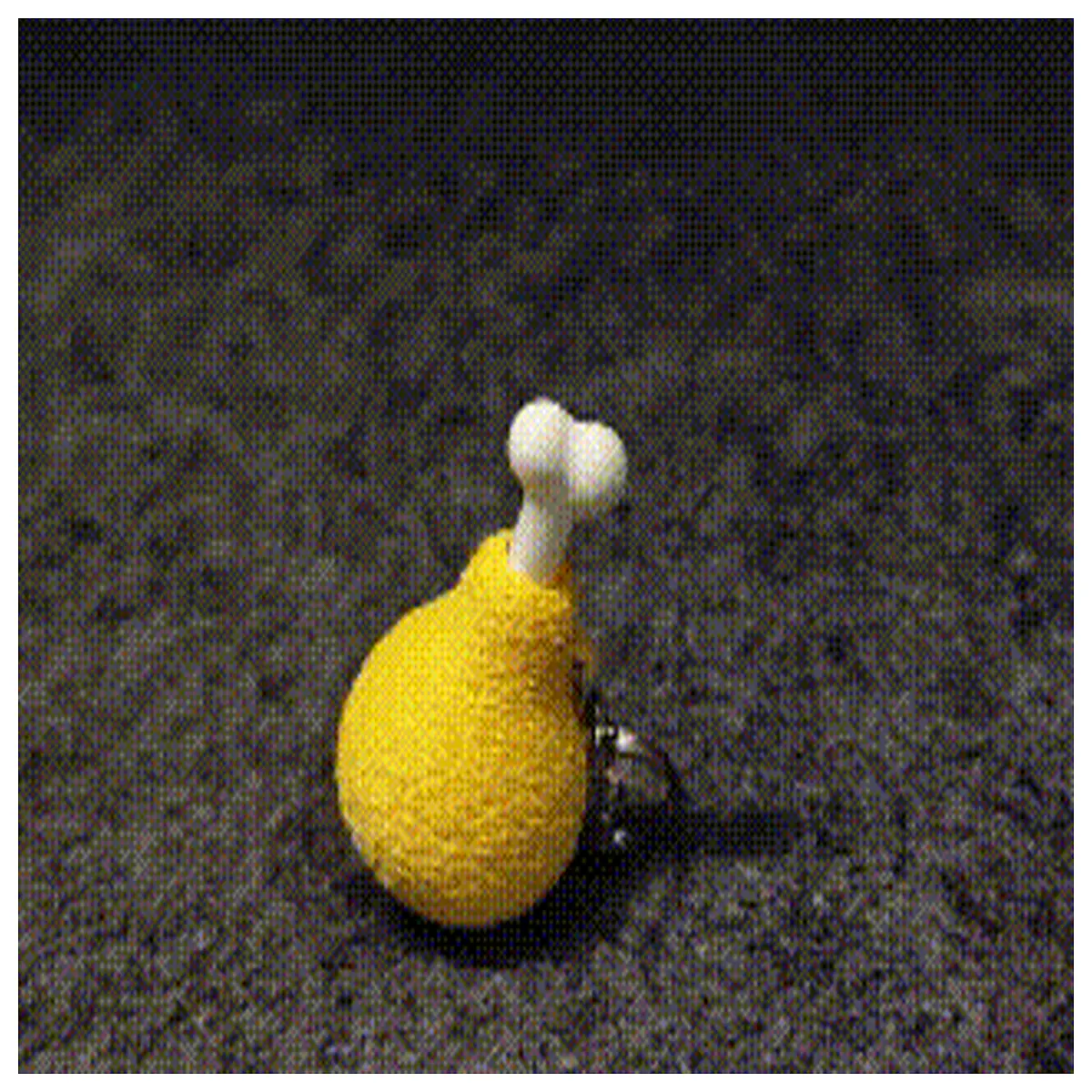 Chicken Leg Keypad Clicker Stress Relief Toy Fidget Keychain Ankle Desensitizer Sensory Toy