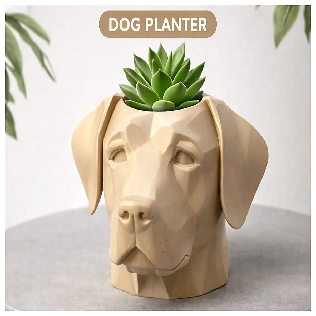 Labrador Flower Pot Dog Decoration Pet Accessory Canine Theme Planter Indoor Pot Creative Gift