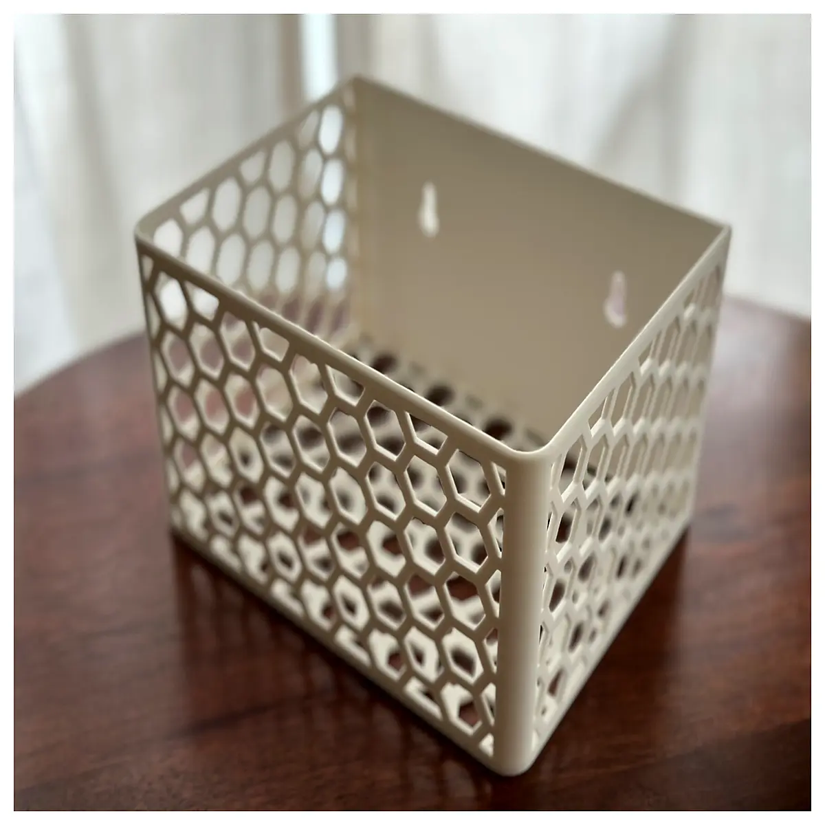 wall mounted storage basket with hooks for bathroom shower caddy hanging organizer plastic laundry room utility closet